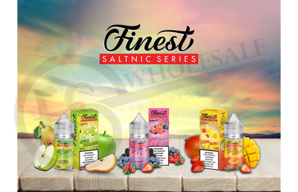 THE FINEST - SALTNIC SERIES NICOTINE SALT E-LIQUID 30ML (MSRP $20.00)