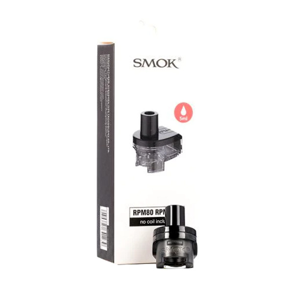 SMOK RPM80 5ML REFILLABLE REPLACEMENT POD - PACK OF 3 (MSRP  $15.00)