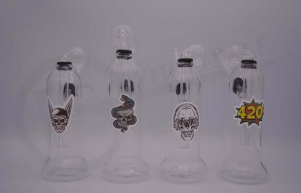 BOTTLE OB BUBBLER WATERPIPE 3PART (MSRP $10.99)