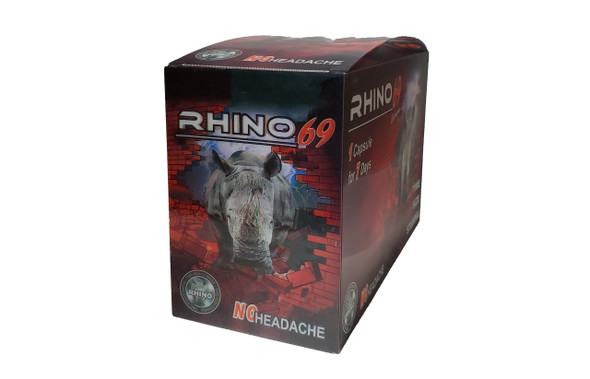 RHINO 69 - RED EXTREME 60000 (1 CAPSULE) | DISPLAY OF 24 (MSRP $)