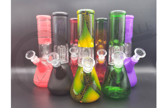 8" PERK WATER PIPE (13389) | ASSORTED COLORS (MSRP $14.00)