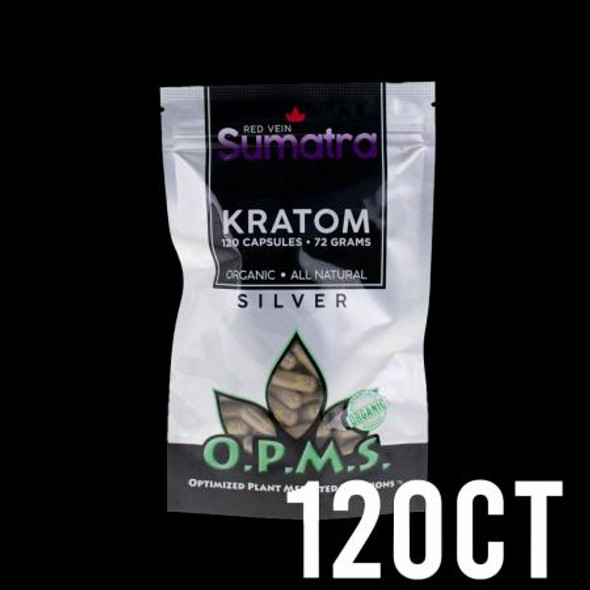 OPMS KRATOM SILVER - RED VEIN SUMATRA – 7 SIZES