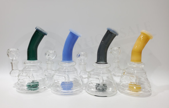 6" GLASS WATERPIPE (15023) | ASSORTED COLORS (MSRP $25.00)