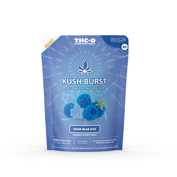 KUSH BURST - THC-O GUMMIES 500mg 10 COUNT (MSRP $)