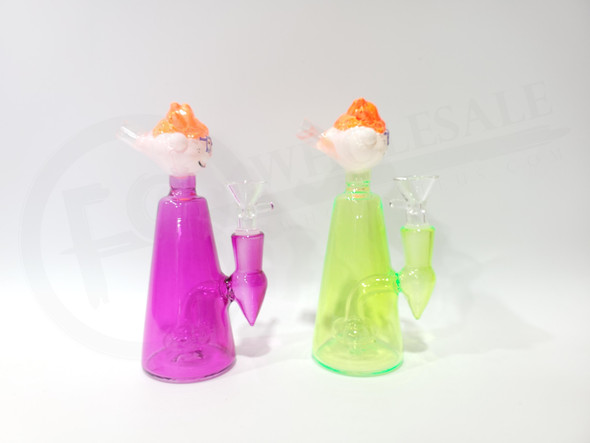 6.5" CARLITOS WATER PIPE (15433) | ASSORTED COLORS (MSRP $40.00)