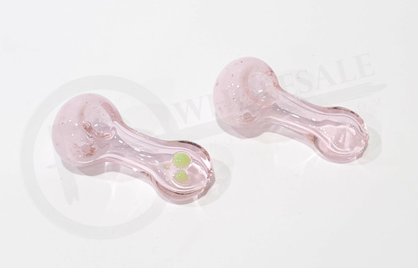 3.5" HAND PIPE PINK CLEAR (15493) | ASSORTED COLORS (MSRP $9.00)