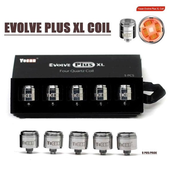 YOCAN EVOLVE PLUS XL - FOUR QUAD QUARTZ COILS | DISPLAY OF 5 (MSRP $)