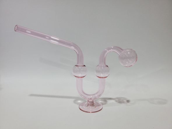 OIL BURNER WATER DOG PIPE with STAND - PINK (16491) | SINGLE (MSRP $9.99)