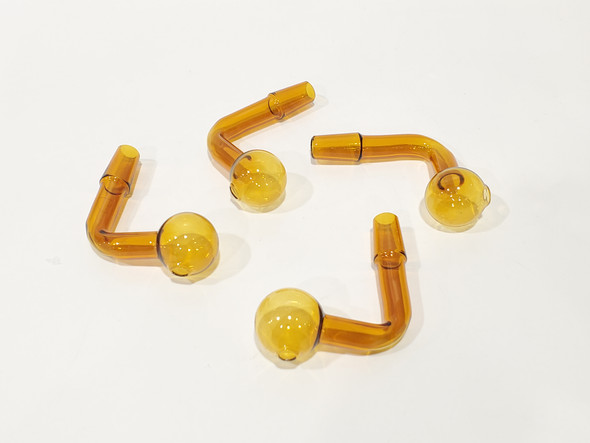 GLASS OIL BURNER 4" G OF G 14MM JOINT - GOLD (16589) | SINGLE (MSRP $6.00) GLASS OIL BURNER 4" G OF G 14MM JOINT - GOLD (16589) | SINGLE (MSRP $6.00)