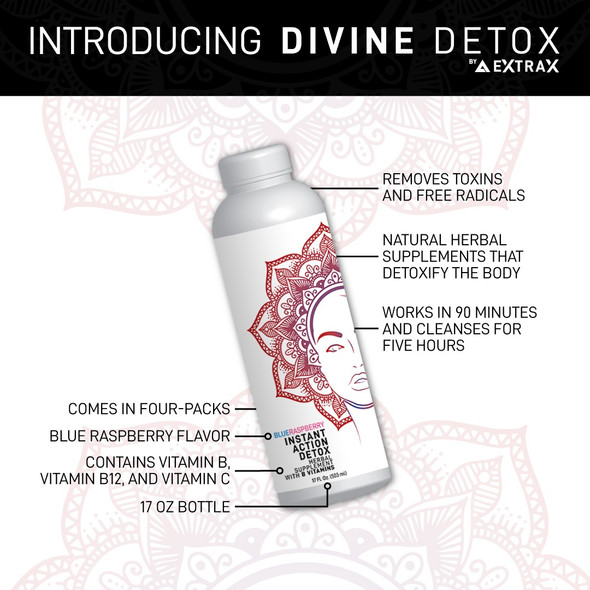 EXTRAX - DIVINE DETOX 17oz BOTTLE (MSRP $)