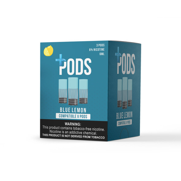 PLUS PODS - COMPATIBLE V PODS 6% TOBACCO FREE NICOTINE PODS 3Pack | DISPLAY OF 5 (MSRP $)