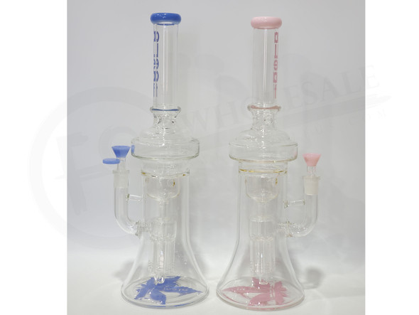 ALEAF - 14" JUMBO BELL WATER PIPE with TREE PERC (17539) | SINGLE (MSRP $99.00)