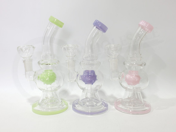 7" GLASS WATER PIPE (17541) | SINGLE (MSRP $23.00)