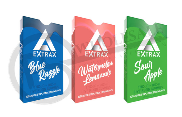 EXTRAX - DELTA THC-H +THC-JD 1250MG GUMMIES 10PCS | SINGLE (MSRP $20.00)