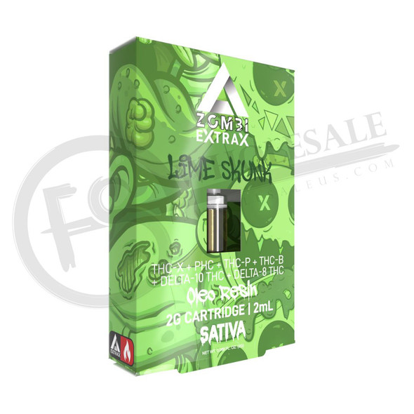 ZOMBI x EXTRAX - THC-X + PHC + THC-P +THC-B + DELTA 10 THC +DELTA 8 THC and OLEO RESIN 2gram CARTRIDGE | SINGLE (MSRP $29.99)