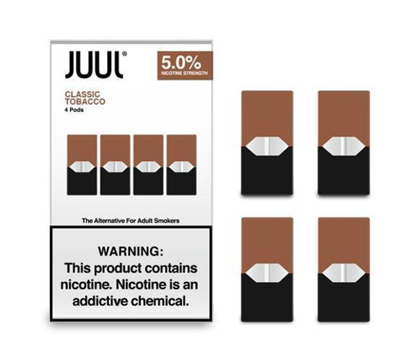 JUUL PODS 5% - 4Pack NON-FLAVOR | DISPLAY OF 8
