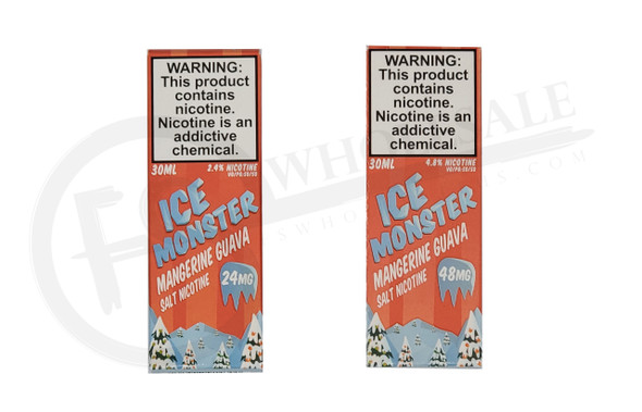 ICE MONSTER - SYNTHETIC NICOTINE SALT E-LIQUID 30ML (MSRP $20.00)
