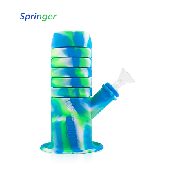 SPRINGER - COLLAPSIBLE SILICONE WATER PIPE | SINGLE ASSORTED