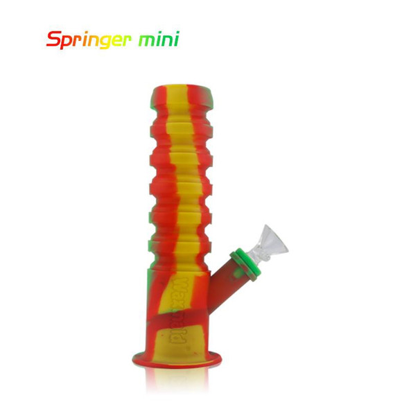 SPRINGER MINI - COLLAPSIBLE SILICONE WATER PIPE | SINGLE ASSORTED