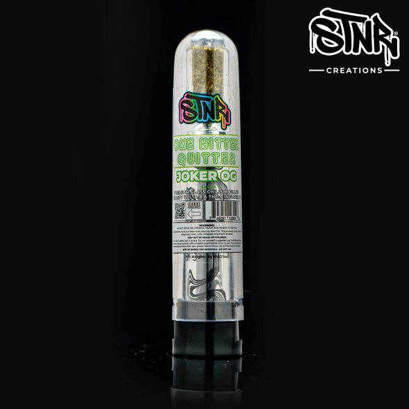 STNR D8 + THC-P ONE HITTER QUITTER CHILLUM | SINGLE (MSRP $)