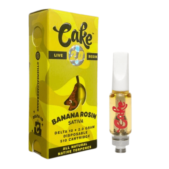 CAKE 2.0 - DELTA 10 LIVE RESIN 2GM CARTRIDGE | DISPLAY OF 5 (MSRP $each)