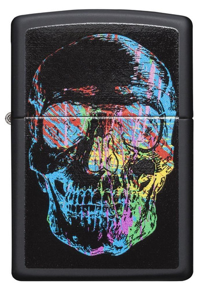 ZIPPO LIGHTER - COLORFUL SKULL - 28042 (MSRP $28.45)