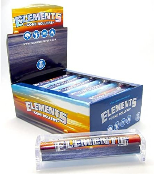 ELEMENTS CONE ROLLING MACHINE - KING SIZE | DISPLAY OF 12 (MSRP $)