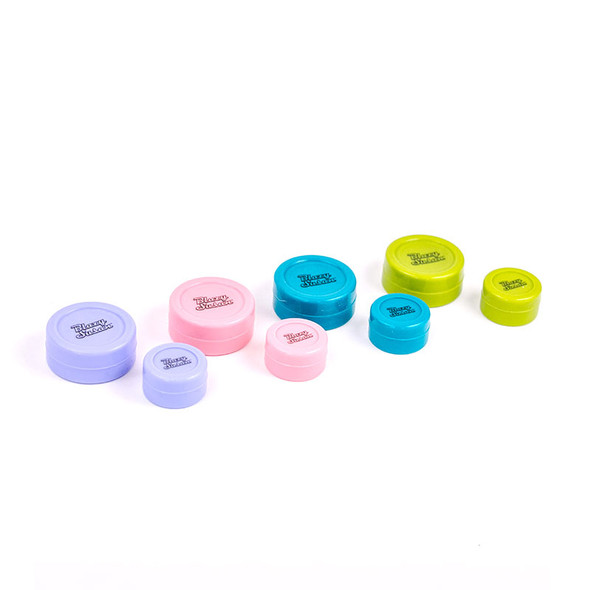 BLAZY SUSAN - PREMIUM SILICONE DAB JARS - 45MM ASSORTED COLORS | DISPLAY OF 24 (MSRP $) BLAZY SUSAN - PREMIUM SILICONE DAB JARS - 45MM ASSORTED COLORS | DISPLAY OF 24 (MSRP $)