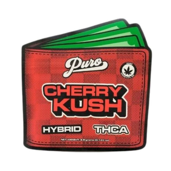 PURO THCA SILVER TIER 3.5GRAM FLOWER - WALLET DESIGN BAGS | SINGLE (MSRP $)