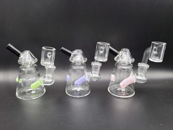 5" GLASS WATERPIPE (24057) | ASSORTED COLORS (MSRP $15.00)