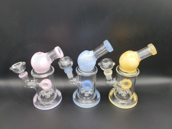 7" GLASS WATERPIPE (24059) | ASSORTED COLORS (MSRP $25.00)