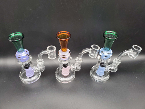 6" GLASS WATERPIPE (24060) | ASSORTED COLORS (MSRP $20.00)