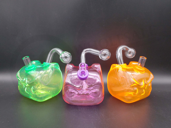 5" NEON GLASS OIL BURNER WATER PIPE (23941) | ASSORTED COLORS (MSRP $12.00