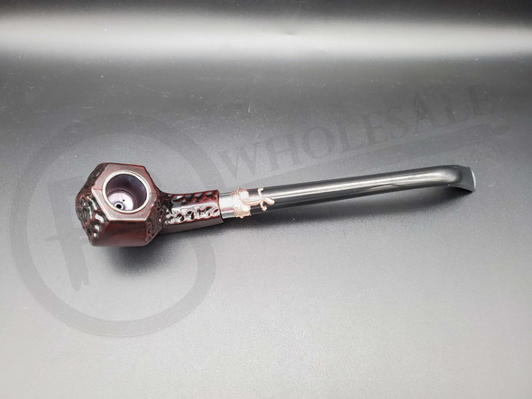 WOODEN PIPE with DIAMOND ANIMAL (24107) | SINGLE (MSRP $)