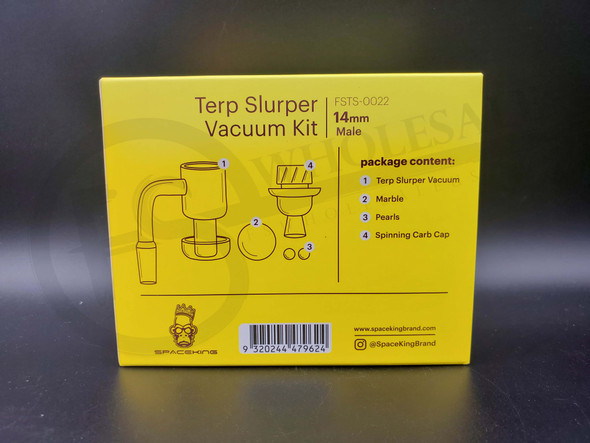 SPACE KING - TERP SLURPER VACUUM KIT 14MM MALE - FSTS-0022 (24253) | SINGLE (MSRP $)