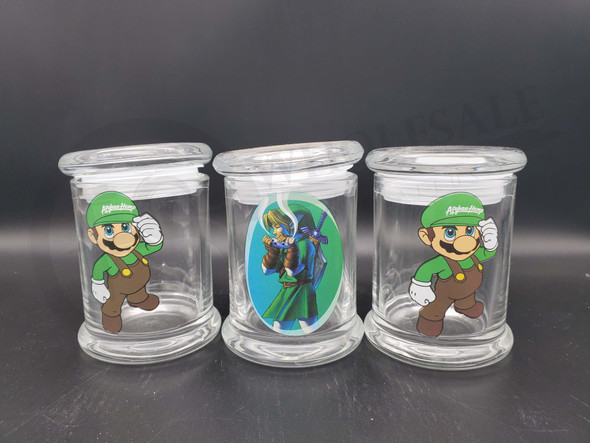 GLASS JAR MEDIUM (24268) | ASSCORTED DESIGN (MSRP $)