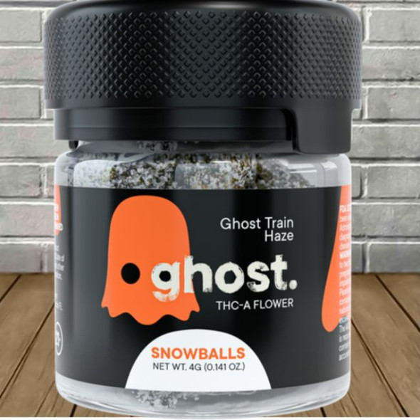 GHOST THC-A SNOW BALLS FLOWER 4GRAM JAR | SINGLE (MSRP $49.99each)