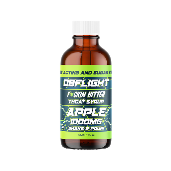 D8 FLIGHT - FUCKIN HITTER THCA + SYRUP 1000mg | SINGLE BOTTLE (MSRP $)