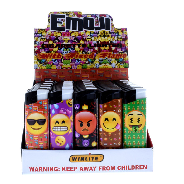 WINLITE (80-25EJ) EMOJI LIGHTER | DISPLAY OF50