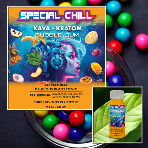 SPECIAL CHILL KAVA + KRATOM 250MG PER BOTTLE | SINGLE (MSRP $)