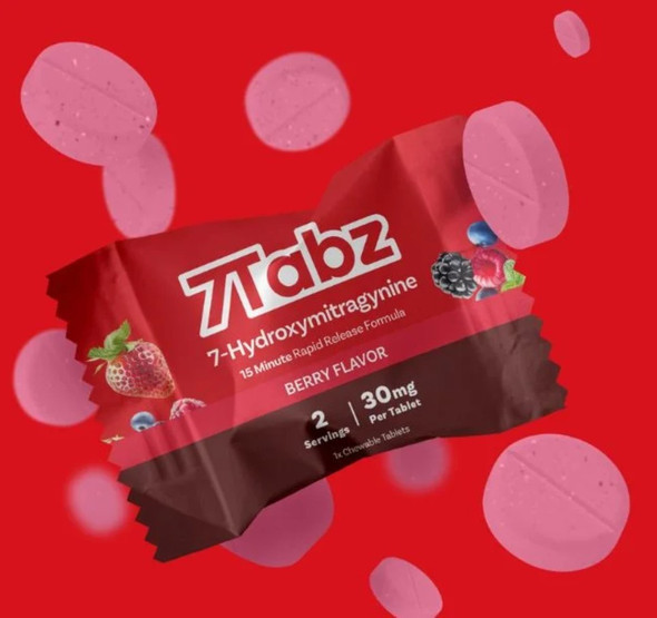 7TABZ 7-HYDROXY PURE KRATOM LEAF EXTRACT 30MG PER TABLET 1CT | DISPLAY OF 40 (MSRP $)