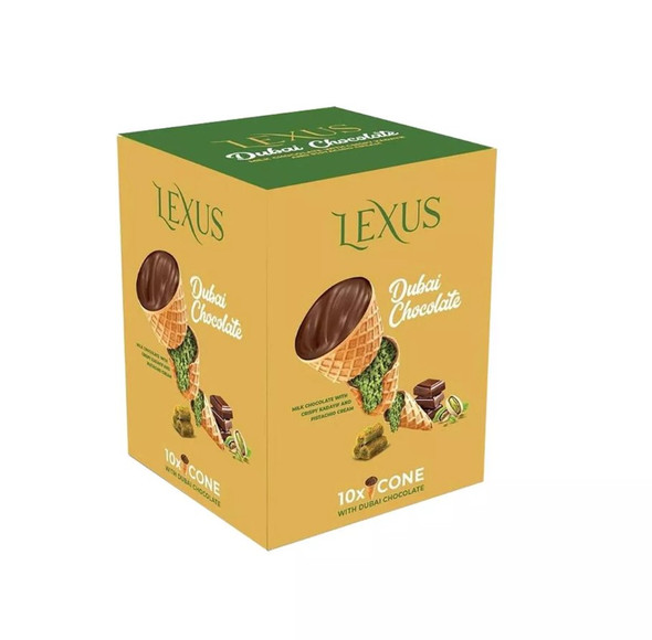 LEXUS DUBAI CHOCOLATE CONE | DISPLAY OF 10 (MSRP $)