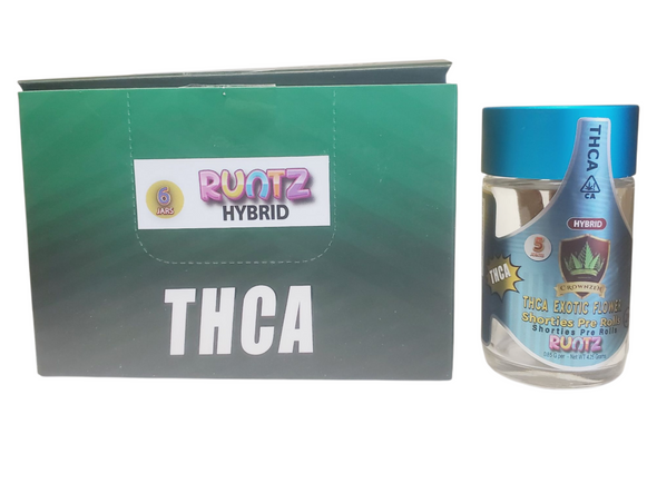 CROWNZEN - THC-A EXOTIC FLOWER SHORTIES PRE-ROLLS 0.85GRAM 5CT | SINGLE JAR (MSRP $each)