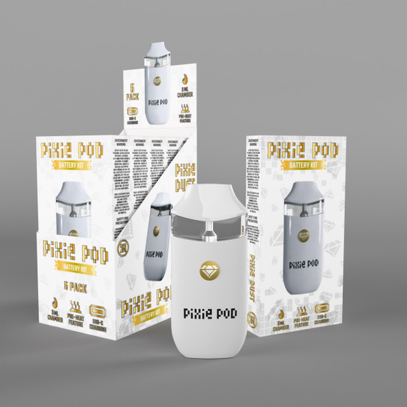 PIXIE DUST THCA with DIAMOND BLEND 3GRAMS - DEVICE | DISPLAY OF 5 (MSRP $29.99)