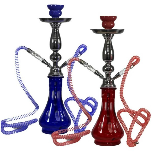 BADSHAH™ GENIE 21" 2 HOSE PREMIUM HOOKAH SET - PICK YOUR COLOR (MSRP $23.99)