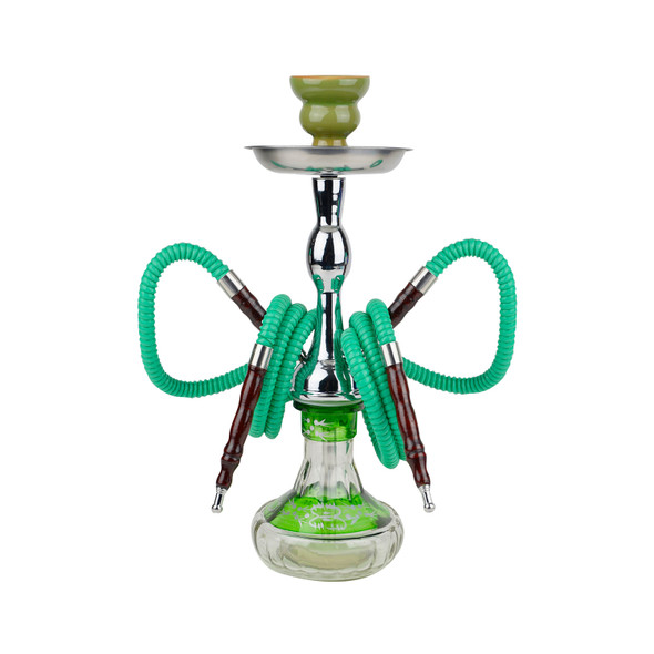 BADSHAH™ JUNIOR COOL 15" 2 HOSE PREMIUM HOOKAH SET - PICK YOUR COLOR (MSRP $23.99)