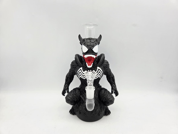 12" CHARACTER GLASS WATER PIPE (32997) | SINGLE (MSRP $)
