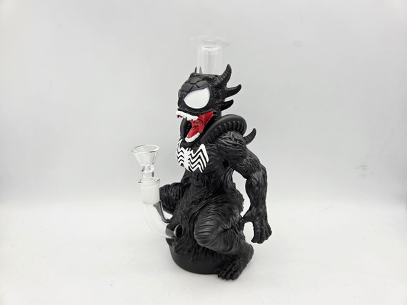 12" CHARACTER GLASS WATER PIPE (32997) | SINGLE (MSRP $)