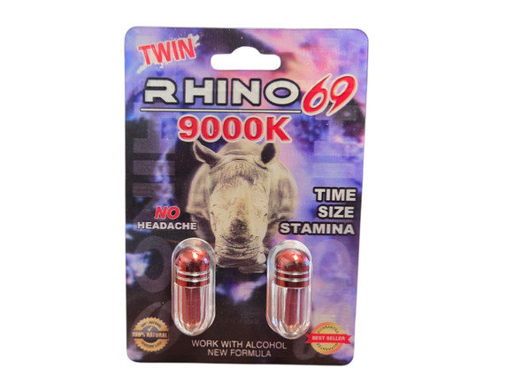RHINO 69 PURPLE - EXTREME 9000K - DUAL CAPSULE | DISPLAY OF 24 (MSRP $)