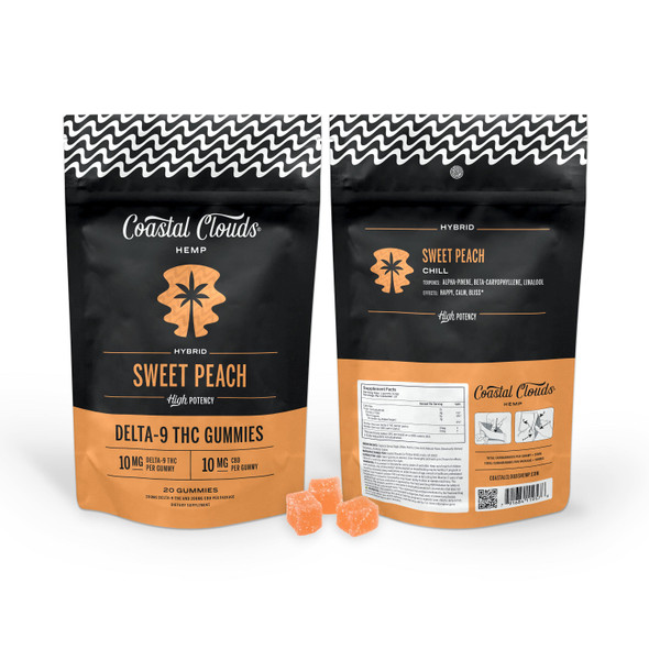 COASTAL CLOUDS HIGH POTENCY D9 GUMMIES 20CT | SINGLE (MSRP $)